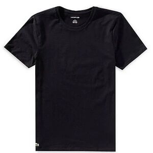 Lacoste Black Short‎ Sleeve Tee Essential Style
